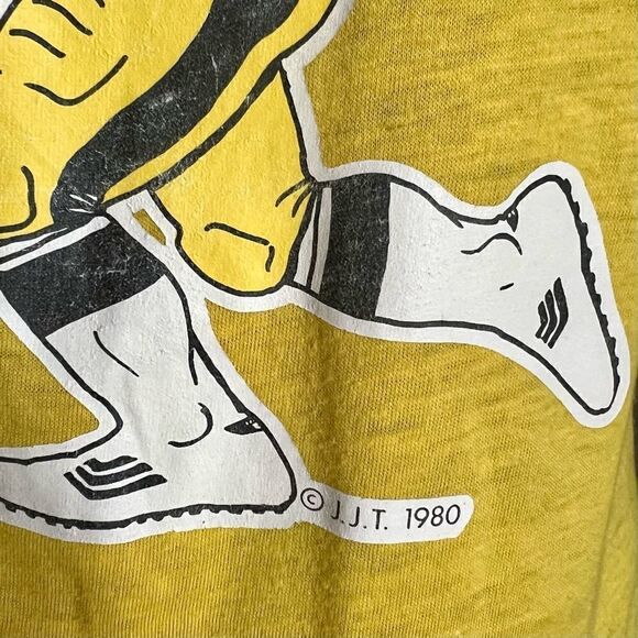 𝅺Vintage 80s Terry Bradshaw Pittsburgh Steelers T-Shirt - Picture 3 of 15